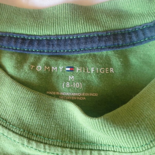 Tommy Hilfiger T-shirt like new, size 8-10 years, green