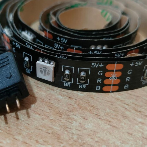 Rgb led strip 1 meter with Bluetooth and USB, new