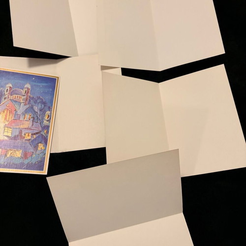 Set of 6 collectible Christmas cards like new
