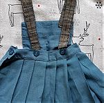  Βρεφικό φόρεμα 100%cotton με πιέτες