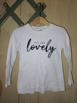 Sweet Baby No5 blouse like new, white, size 110 cm