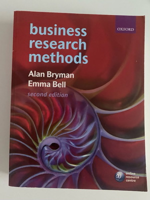 Business Research Methods Bell&Bryman English book like new