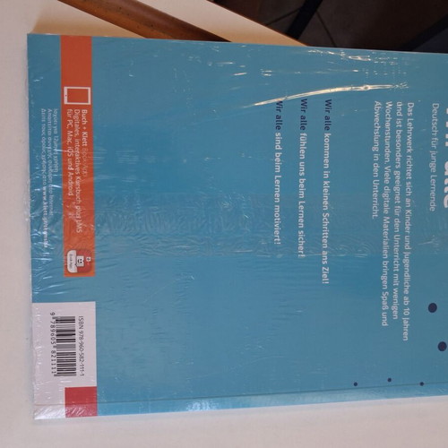 Wir alle A1 German language book new