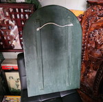 Old advertising sign used