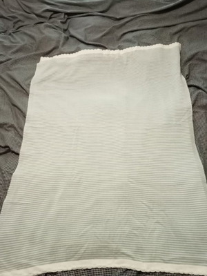 Βαμβακερή βρεφική κουβέρτα για αγοράκι σαν καινούργια, 75x100 εκ.