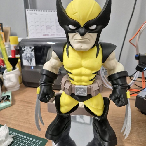 Wolverine Chibi Edition figure like new, 3D printed, 30 cm height