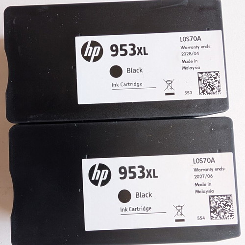 HP 953 XL Ink Cartridges Pack of 6, new