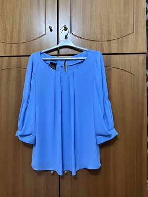 Access Fashion blouse tunic like new, size 46, blue