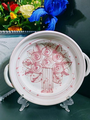 Hallstatt Austria Platter Handmade Ceramic New
