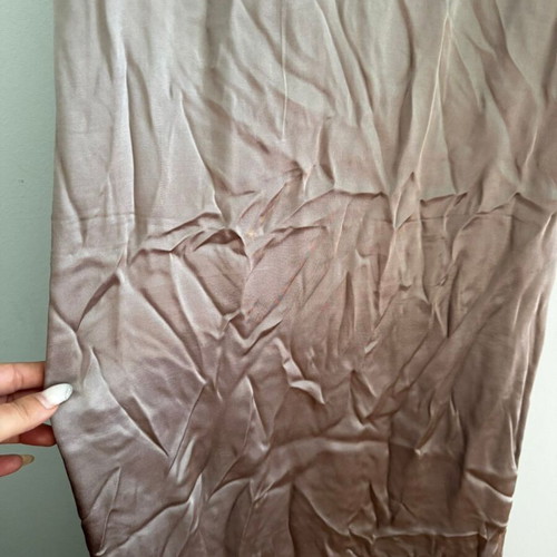 H&M silver satin dress, unworn