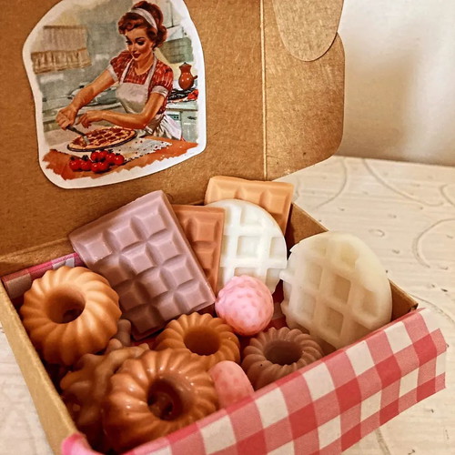 Retro Dessert mini box new with scented wax melts