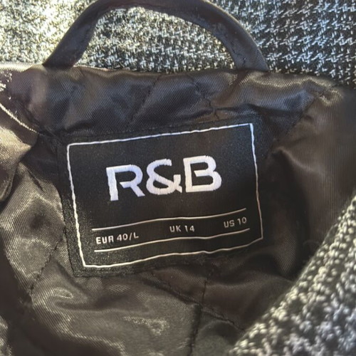 R&B Women's Jacket size L gray like new