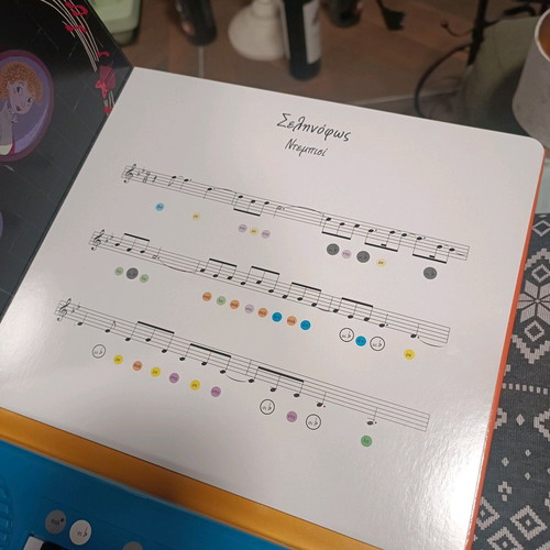 Book with keyboard like new, Playing classical music