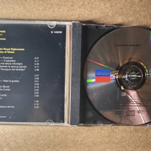 Luciano Pavarotti Pavarotti in Hyde Park CD used, classical music