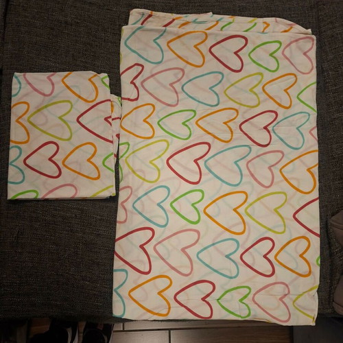 Children's duvet cover with matching pillowcase like new