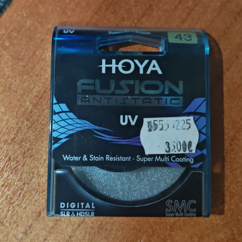 Hoya Fusion Antistatic UV filter for 43MM lens like new