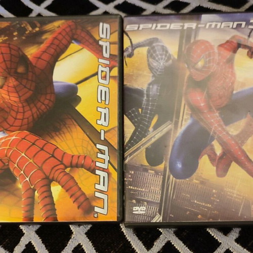Spider-Man and Spider-Man 3 DVD like new with gift