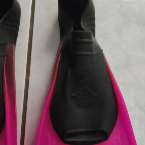 Kids swimming fins used, size 35-36