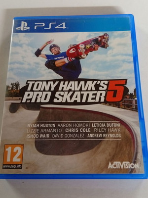 Tony Hawk's Pro Skater 5 PS4 game like new, no scratches
