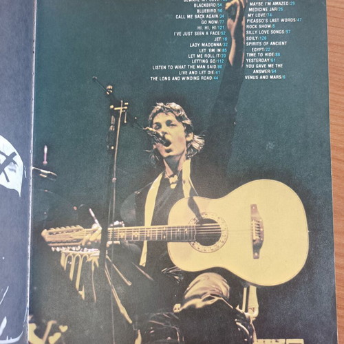 Wings Over America Songbook used, vintage sheet music by Paul McCartney & Wings