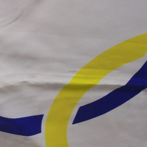 Olympic Games flag large used 88cm x 154cm