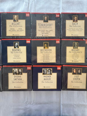 Classical music CD collection EMI new, 90 CDs