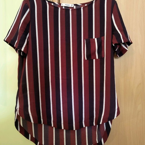 Striped summer blouse Mango like new, multicolor, size M
