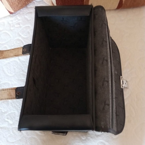 Vintage camera case leather used with small wear