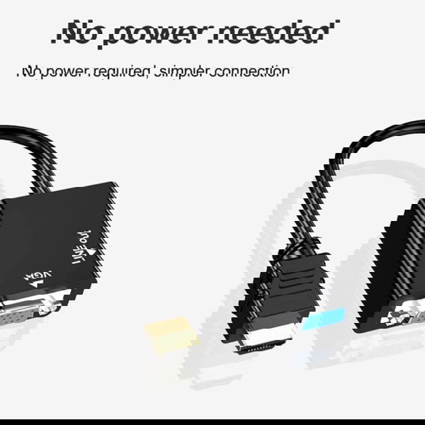 Καλώδιο προσαρμογέα μετατροπέα HDMI σε VGA Σύνδεση και αναπαραγωγή DVD Blu-ray