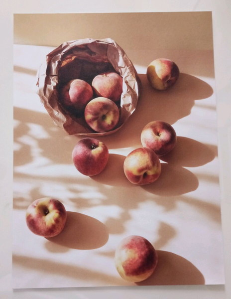 Poster "Fresh peaches".