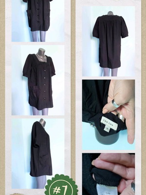 Cha-Cha Tunic Dress like new, cotton, with external pockets