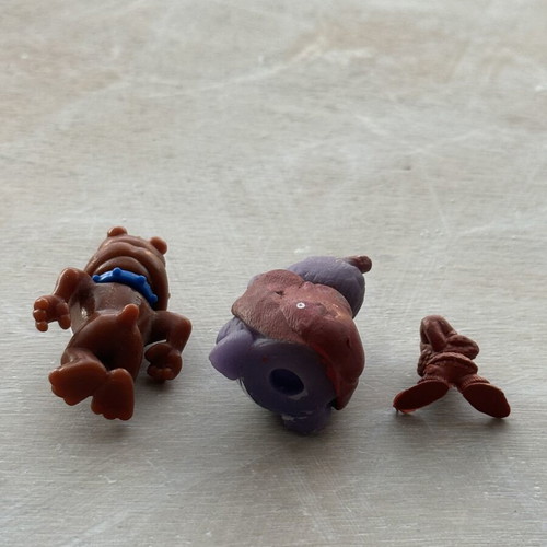 Collectible figures set of 3 from 80s/90s like new