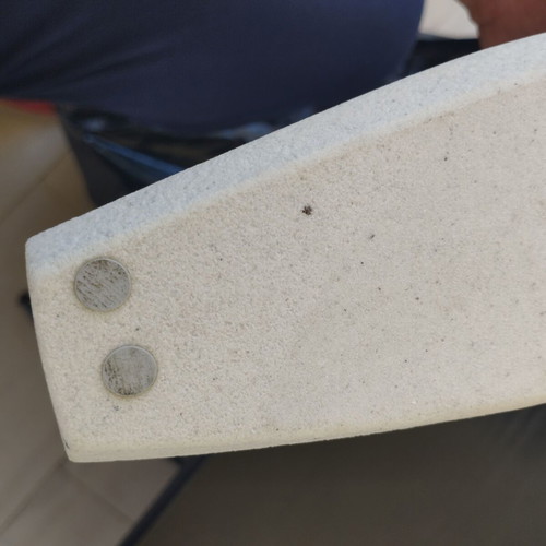 Stone decorative sailboat like new