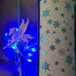 Λαμπάδα με το άλογο από το FROZEN 2 και μπλε φωτισμό καινούργια