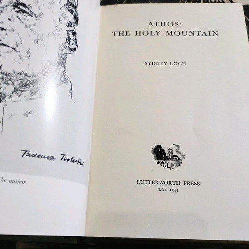 Athos The Holy Mountain used, 1st edition 1957 by Sydney Loch