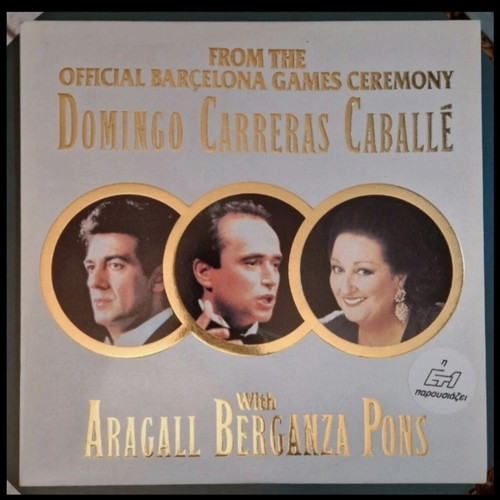 Domingo, Carreras, Caballé Vinyl Record with Aragall, Berganza, Pons used