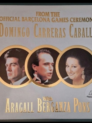 Domingo, Carreras, Caballé Vinyl Record with Aragall, Berganza, Pons used