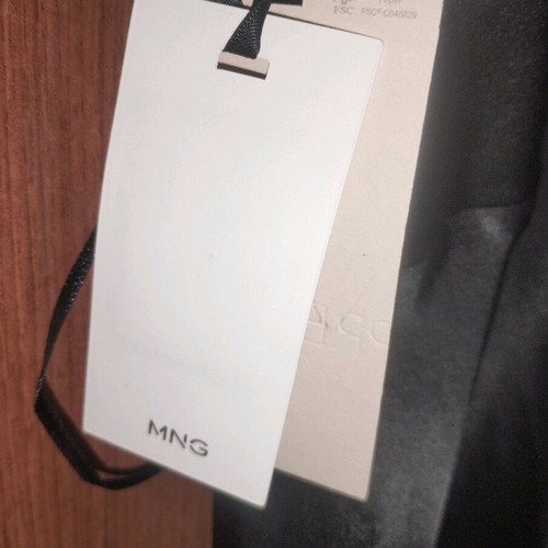 Black maxi dress Mango new