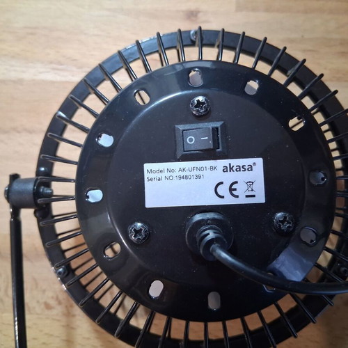 Akasa Ak-ufn01-bk USB mini fan