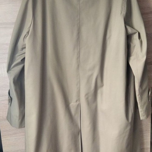 Men's vintage beige trench coat new, size L