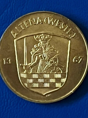 Altena commemorative medal from Germany, like new