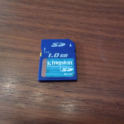Kingston SD card 1GB not working, spare parts