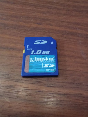 Kingston SD card 1GB not working, spare parts