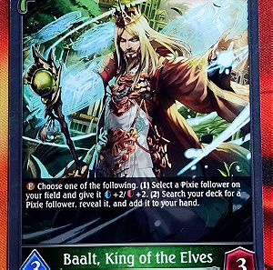 Baalt, King of the Elves - BP02-010EN - SHADOWVERSE EVOLVE / FORESTCRAFT