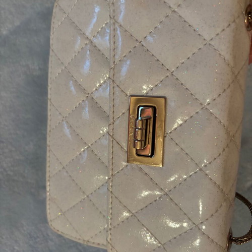 Chanel special edition handbag with multicolor glitter like new, mini size