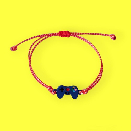 Martaki bracelet with Playstation controller design new, blue