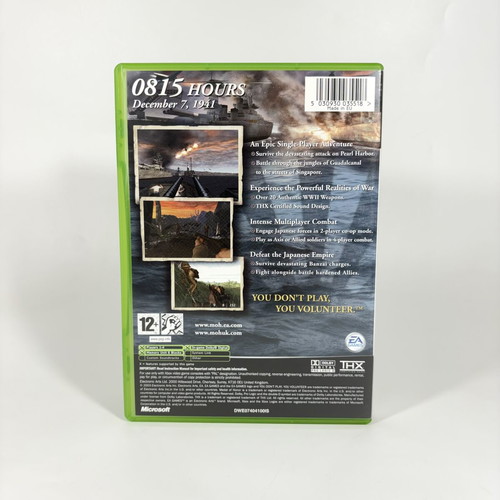 Medal of Honor Rising Sun Xbox game like new, complete with manual