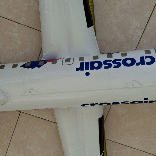 Inflatable airplane collectible like new large Crossair