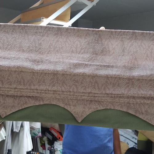 Cotton embroidered shading curtain panel set