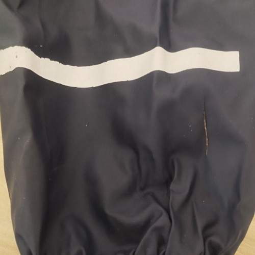 H&M waterproof pants used, blue, unisex